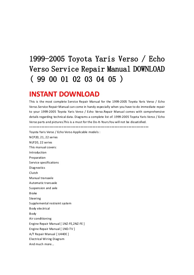 2003 Toyota Camry Owners Manual Pdf Free Download